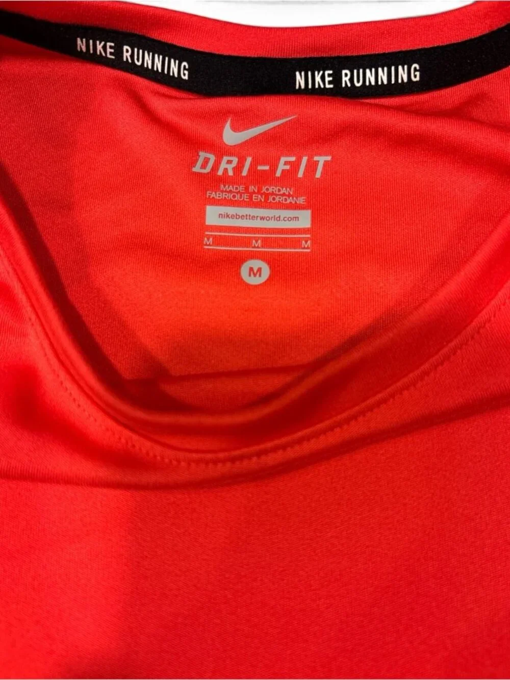 NIKE Dri-Fit Athletic Shirt - Medium - Red